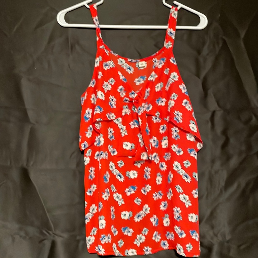 Red tank top